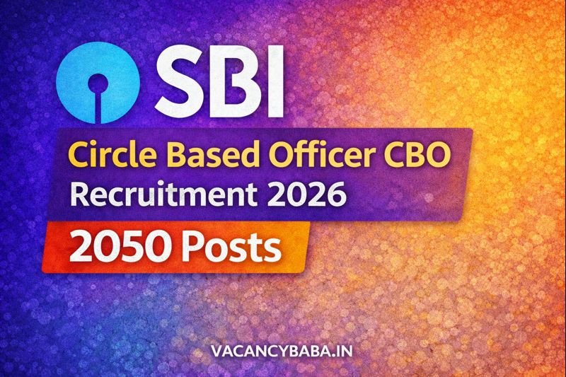 Read more about the article SBI Circle Based Officer CBO Recruitment 2026: Apply Online for 2050 Posts