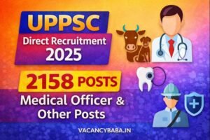 Read more about the article UPPSC Direct Recruitment 2025: Apply Online for 2158 Medical Officer & Other Posts