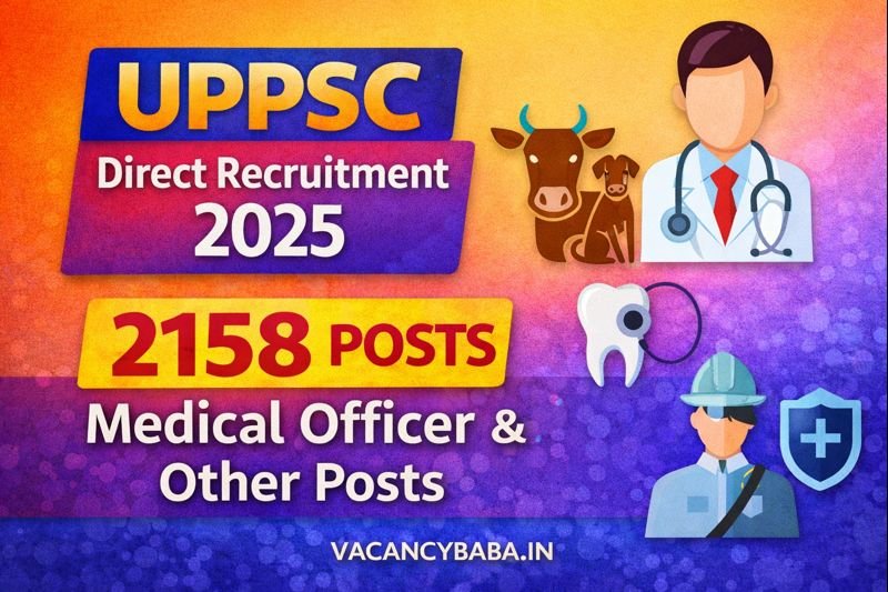 You are currently viewing UPPSC Direct Recruitment 2025: Apply Online for 2158 Medical Officer & Other Posts